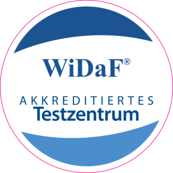 Offizielles Logo WiDaF Testzentrum